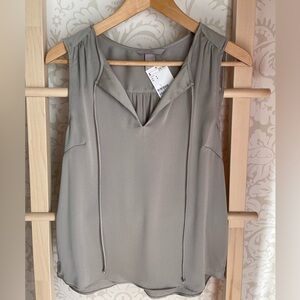 NWT Pale Green sleeveless blouse